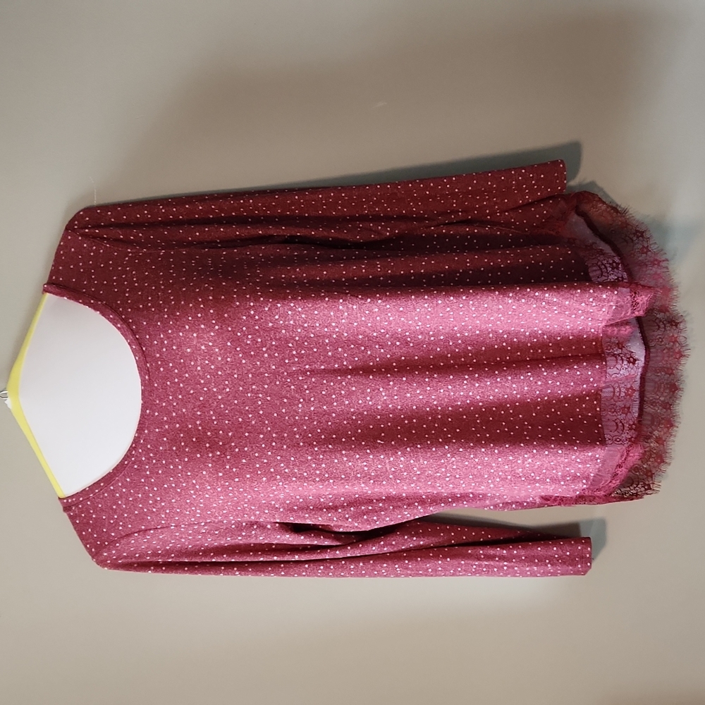 Lauren Conrad mauve top, size L
